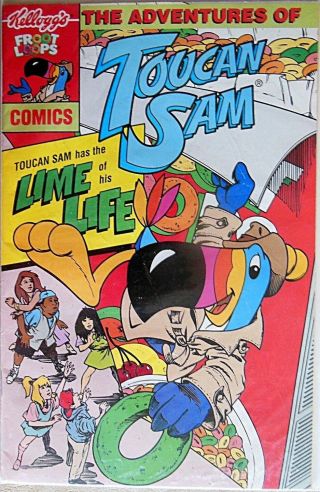 Kelloggs Cereal Giveaway Promo Comic Adventures Of Toucan Sam 1994 Vf/vfnm Rare