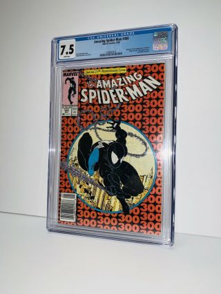 The Spider - Man 300 (may 1988,  Marvel) - Newsstand Cgc 7.  5 White Pages