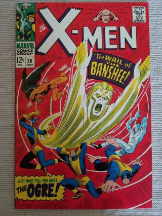 X - Men 28 (1967) / Nm / 2nd Print / Jc Penny / 1994 / 1st Appearance Of Banshee