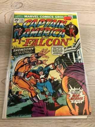 Captain America 175 Vf,  Mvs Intact - Bagged And Boarded