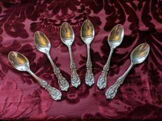 Reed And Barton Francis The First Sterling Silver Teaspoons 1940 