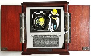 S420.  Hanna - Barbera Jonny Quest Pioneers Of Animation Le Fossil Watch (1996)