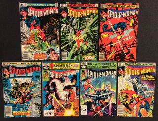 SPIDER - WOMAN 1 - 50 Comic Books FULL SERIES Bronze Age Marvel 1978 Shape 9