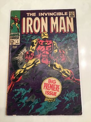 Iron Man 1 • Big Premiere Issue • 1st Solo Title • Avengers • Marvel Comics
