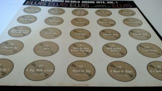Elvis Presley - Worldwide 50 Gold Award Hits Vol.  1 - Uk 1970 Lpm 6401 Vinyl Set