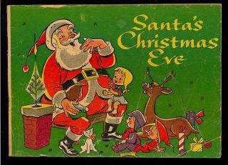 Santa’s Christmas Eve Nn Not In Guide Christmas Giveaway Comic 1955 Vg -
