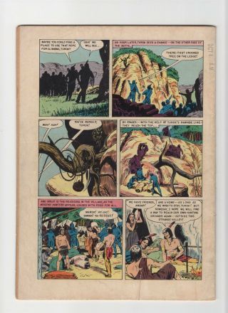 Four Color 656 VINTAGE Dell Comic KEY 2nd Turok Son of Stone Golden Age 10c 2