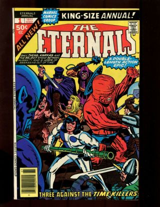 Eternals Annual 1 Vf - Kirby Thena Reject Jack The Ripper 1st Tutinax 1st Zakka
