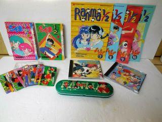 2 Ranma 1/2 Manga,  2 Tv Sound Tracks Vol.  1 & 2,  Comics Pts.  7,  8,  9,  10 Plus More