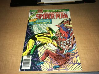 The Spider - Man 1976 Marvel King Size Annual Comic Book 10