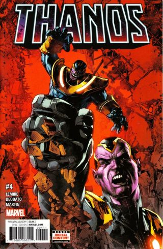 Thanos 1 - 9 run Jeff Lemire Mike Deodato Marvel Now Thane Imperial Guard VF, 4