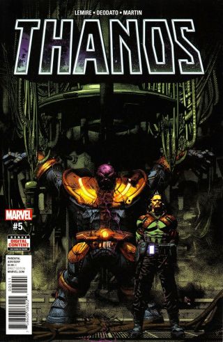 Thanos 1 - 9 run Jeff Lemire Mike Deodato Marvel Now Thane Imperial Guard VF, 5