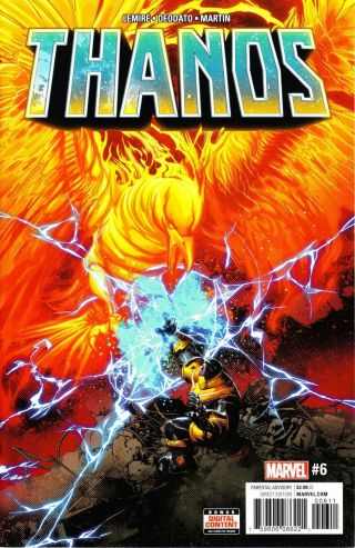 Thanos 1 - 9 run Jeff Lemire Mike Deodato Marvel Now Thane Imperial Guard VF, 6