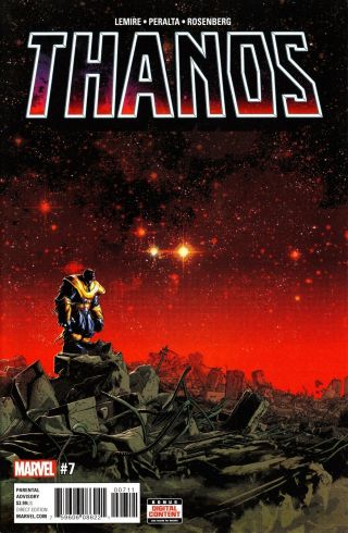 Thanos 1 - 9 run Jeff Lemire Mike Deodato Marvel Now Thane Imperial Guard VF, 7