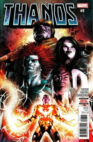 Thanos 1 - 9 run Jeff Lemire Mike Deodato Marvel Now Thane Imperial Guard VF, 8