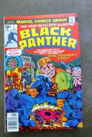 Black Panther 1 (jan 1977,  Marvel) Signed By Jack Kirby @ Stan Lee 9.  8 Nm,