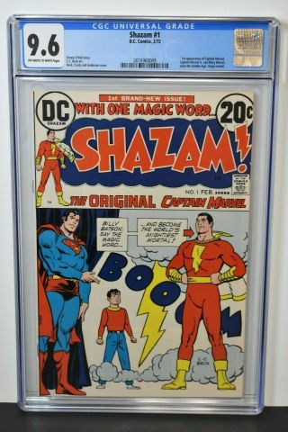 Shazam 1 (1973) Cgc Graded 9.  6 1st App Captain Marvel Since Ga Origin Retold