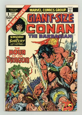 Giant Size Conan 1 1974 Vf - 7.  5