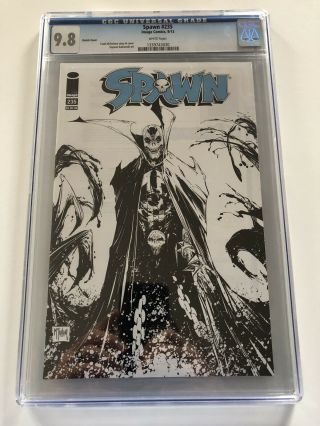 Spawn 235 Sketch Cover Cgc 9.  8