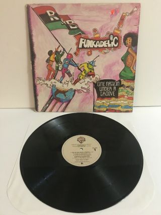 Funkadelic,  One Nation Under A Groove Vinyl Record,  Warner Brothers 1978