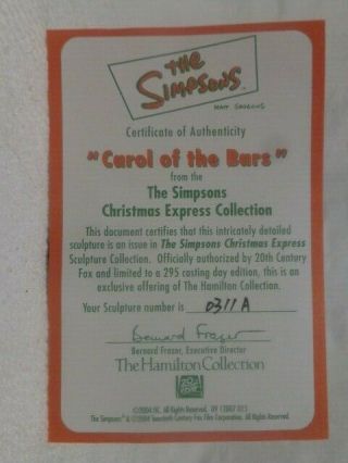 Simpsons Christmas Express,  Carol Of The Bars,  0311A, 7