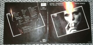David Bowie Ziggy Stardust Live The Motion Picture.  German Double Vinyl Lp 1983.