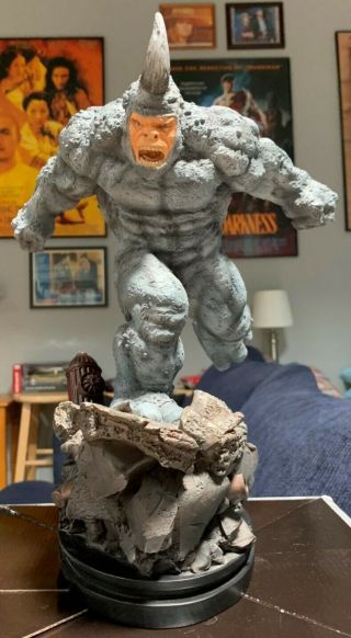 Rare Marvel Bowen Limited Edition Full - Size Statue The Rhino (spider - Man Enemy)
