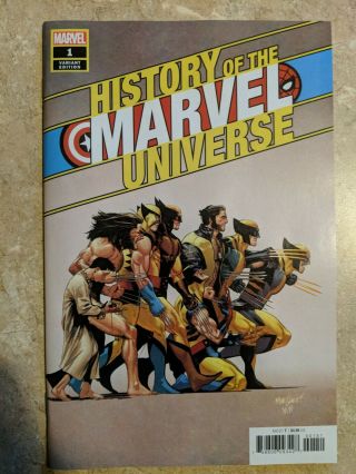 History Of The Marvel Universe 1 1:50 Variant Nm Unread