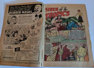 HEART THROBS No.  2 1949 DC Romance Comic Book BILL WARD GGA Cover & Art VG - 3