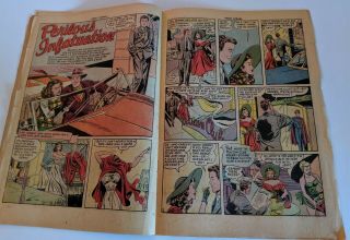 HEART THROBS No.  2 1949 DC Romance Comic Book BILL WARD GGA Cover & Art VG - 5