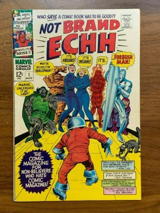 Not Brand Echh 1 (marvel 1967) Vf Pages Silver Age Kirby Cover