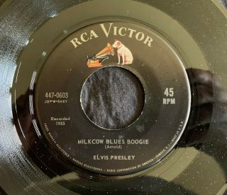 Elvis Presley,  Rca 447 - 0603,  Milkcow Blues Boogie & You 