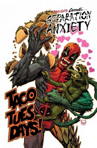Absolute Carnage Separation Anxiety 1 Johnson Codex Variant 1:25 Marvel Comics