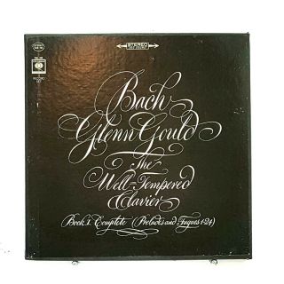 Glenn Gould J.  S.  Bach Well - Tempered Clavier Book I Complete 3 Lp Box Promo