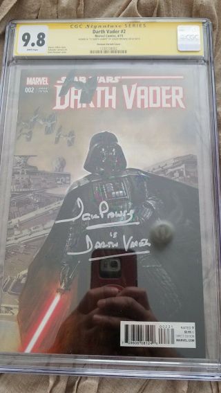 Darth Vader 2 Variant Cgc 9.  8 Signed