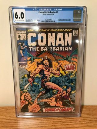 Conan The Barbarian 1 - Cgc 6.  0