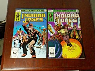 Further Adventures Of Indiana Jones 1 & 2 (marvel Comics,  John Byrne Signed 1)