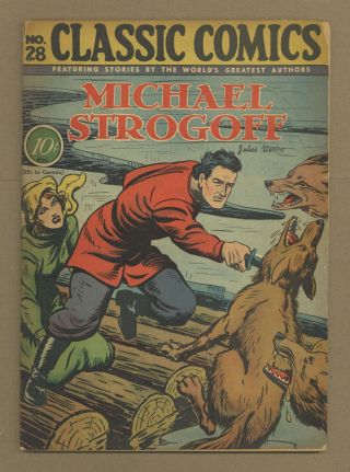 Classics Illustrated 028 Michael Strogoff 1 1946 Gd,  2.  5