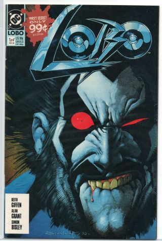 Lobo 1,  2,  3,  4 (dc Comics 1990) Limited Series Syfy Tv Show Soon Vf/nm