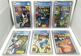 Venom: Lethal Protector Issues 1 - 6 - Full Run - Cgc Graded (1st Issue Is 9.  8)