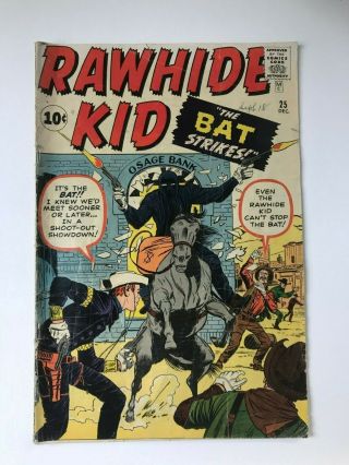 Rawhide Kid 25 G/vg Jack Kirby Cover And Art Key Issue L@@k
