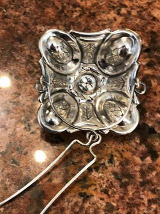 Antique French Silver Sterling Tea Strainer