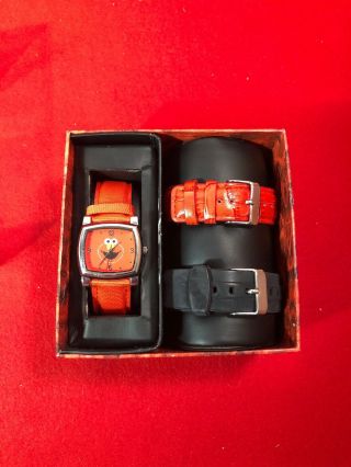 Sesame Street Elmo Watch A711 - 347 Accutime Watch Corp with Extra Bands MIB 3