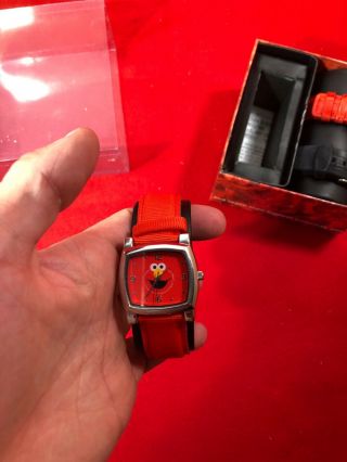Sesame Street Elmo Watch A711 - 347 Accutime Watch Corp with Extra Bands MIB 6
