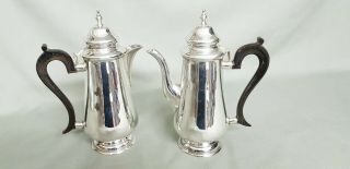 A Antique Matching Silver Plated Chocolate Pots.  Very Collectable.