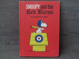 Vintage Snoopy And The Red Baron By Charles M.  Schulz 1966