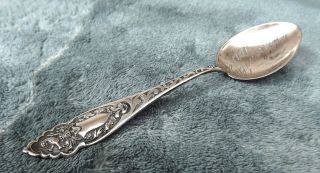 Coat Of Arms By Watson Newell 5 3/8 " Sterling Souvenir Spoon Oklahoma