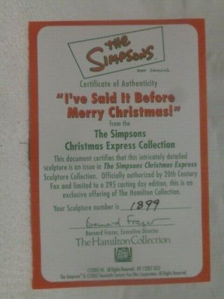 Simpsons Christmas Express,  I ' ve Said It Before,  Merry Christmas,  1899, 7