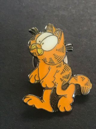 Vintage 1978 Garfield The Cat Pin Brooch United Feature Syndicate Kat 