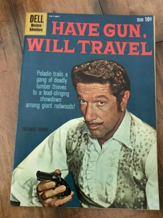 " Have Gun,  Will Travel " Comic Book • Dell • July 1960 • Richard Boone • No.  6